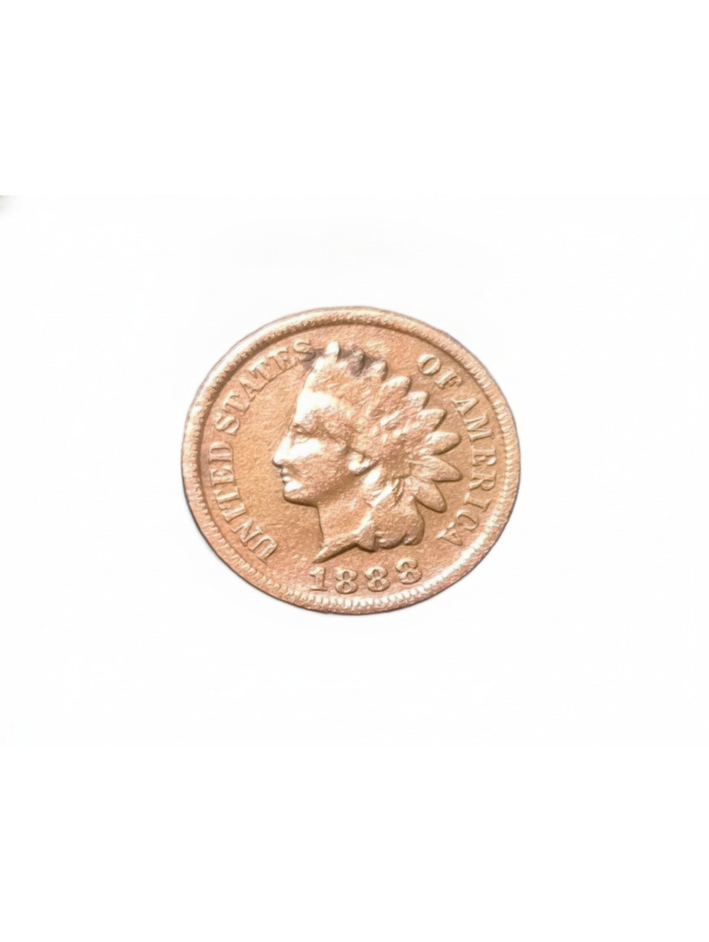 1888 Indian Head Penny Good-VG Condition Low Mintage #281